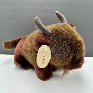 Mount Rushmore Bison Buffalo 9” Stuffed Animal Plush Souvenir Black Hills